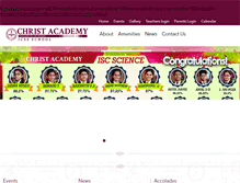 Tablet Screenshot of christacademy.in